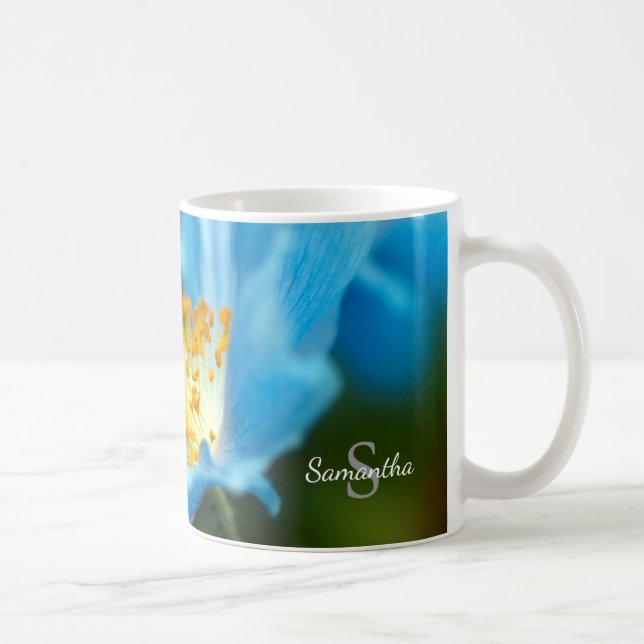 Café Taza de amapola azul del Himalaya (Derecha)