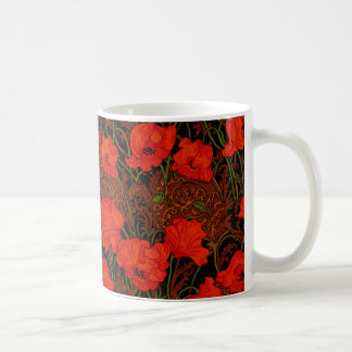 Café Taza de amapolas