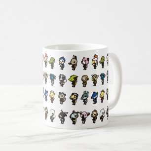 Café Taza de amigos animales adorables Personajes de