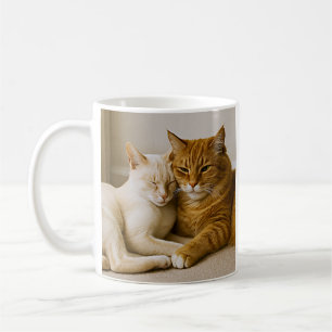Café Taza de amigos de gato acogedores