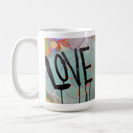 Café Taza de amor arte original