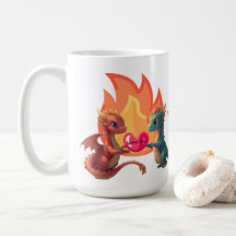 Taza de amor de dragón
