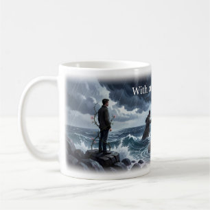 Café Taza de Amor Oceánico Tempestuoso 'Con o Sin Ti'