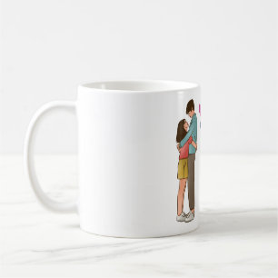 Café Taza de amor para parejas románticas
