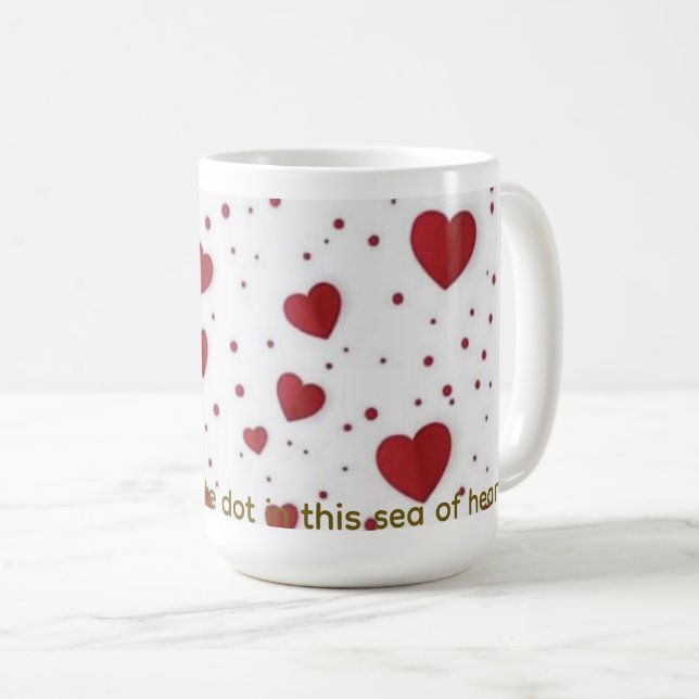 Café Taza de Amor Romántico (Anverso derecho)