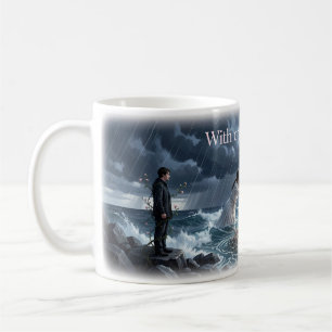 Café Taza de Amor Tempestuoso 'Contigo o Sin Ti'