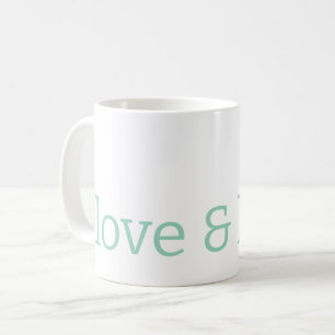 Café taza de amor y luz