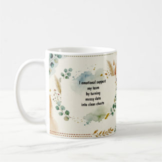Café Taza de Analista de Datos Datos Desordenados Gráfi