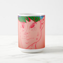 Café Taza de Animación de Características de Criaturas