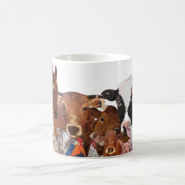 Café Taza de Animales de Granja