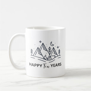Café Taza de aniversario de año de estaño, esposo perso