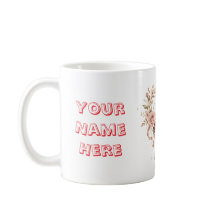 Taza de aniversario personalizada romántica