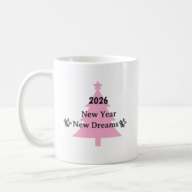 Café Taza de Año Nuevo, Nuevos Sueños (Izquierda)