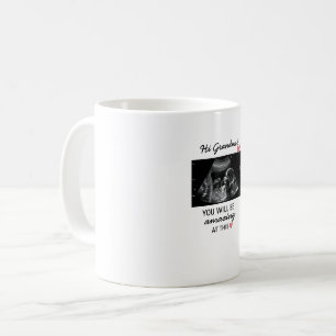 Café Taza de Anuncio de Embarazo Hola Abuela   Ultrason