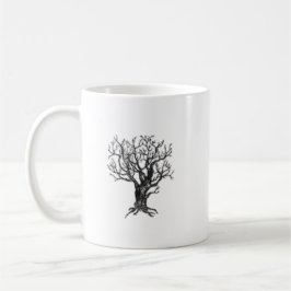Café Taza de árbol de invierno