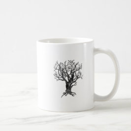 Café Taza de árbol de invierno