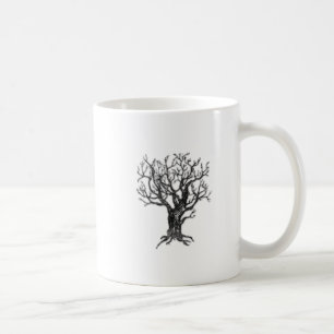 Café Taza de árbol de invierno