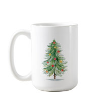 Taza de árbol de Navidad tradicional