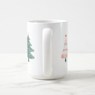 Café Taza de árboles de Navidad caprichosos