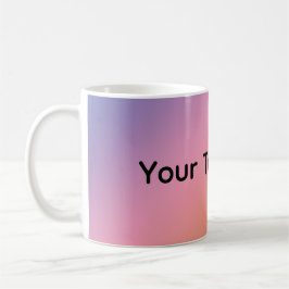 Café Taza de arcoíris pastel
