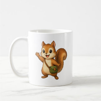 Café Taza de ardilla linda – Okojo y amigos