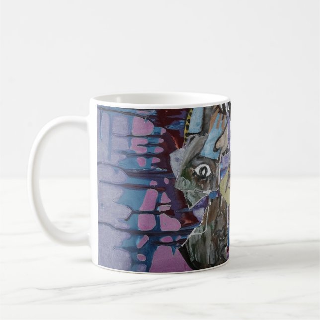Café Taza de Arte Abstracto (Izquierda)