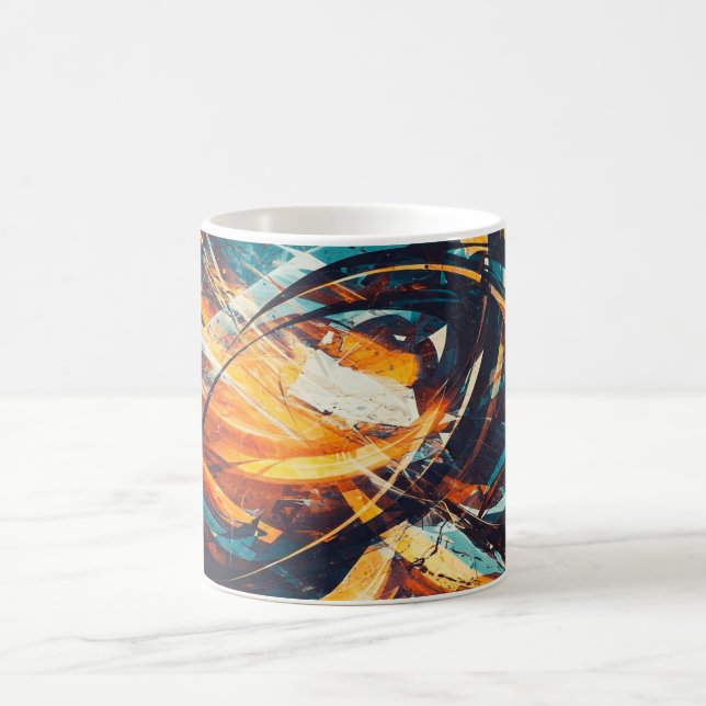 Café Taza de arte abstracto (Centro)