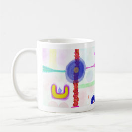 Café Taza de Arte Abstracto