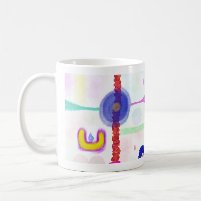 Café Taza de Arte Abstracto (Izquierda)