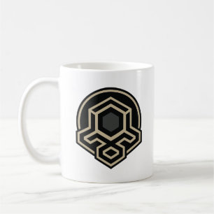Café Taza de arte avanzada simétrica 3D