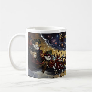 Café Taza de arte Bohemian Rhapsody Cosmic Masquerade