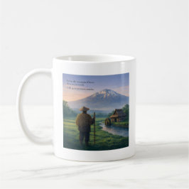 Café Taza de Arte con Poema Japonés – Campo Nostálgico 