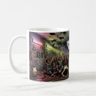 Café Taza de arte de concierto de la rebelión del sótan
