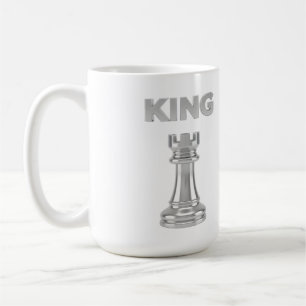 Café Taza de arte de cuerda Silver King & Pawn – De aje