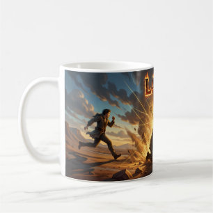 Café Taza de arte de fantasía Layla Desert Love Storm