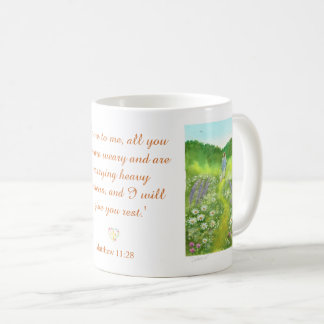 Café Taza de arte de fe, Descanso, Tiempo con Jesús