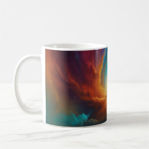 Café Taza de arte de galaxia de nebulosa de portal cele