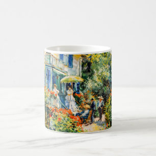 Café Taza de Arte de Jardín Impresionista Casa de Campo
