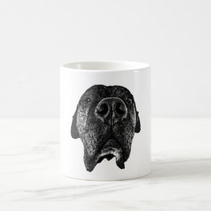 Café Taza de arte de perro Cane Corso Nariz Close-Up