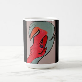 Café Taza de arte de personaje original único