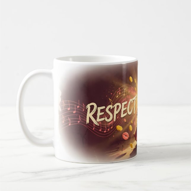 Café Taza de arte de puerta de empoderamiento del alma  (Izquierda)