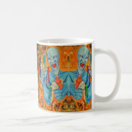Café Taza de arte de repetición de artista soy