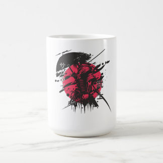 Café Taza de Arte de Tinta Samurái