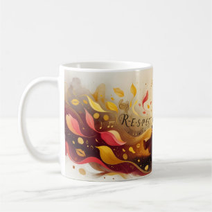 Café Taza de Arte Dorado de Empoderamiento del Alma Res
