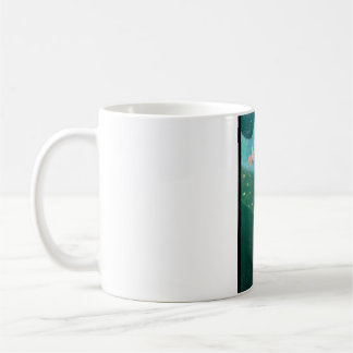 Café Taza de Arte Japonés - Gatos y Globos Pintura al Ó