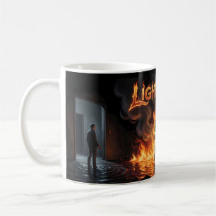 Café Taza de arte Pasión Ardiente Romance de Medianoche