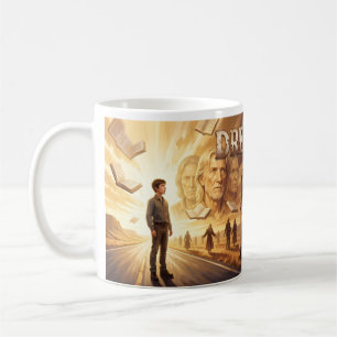 Café Taza de arte Viaje Visionario Sueña