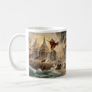 Café Taza de arte Viva La Vida Sueño Revolucionario