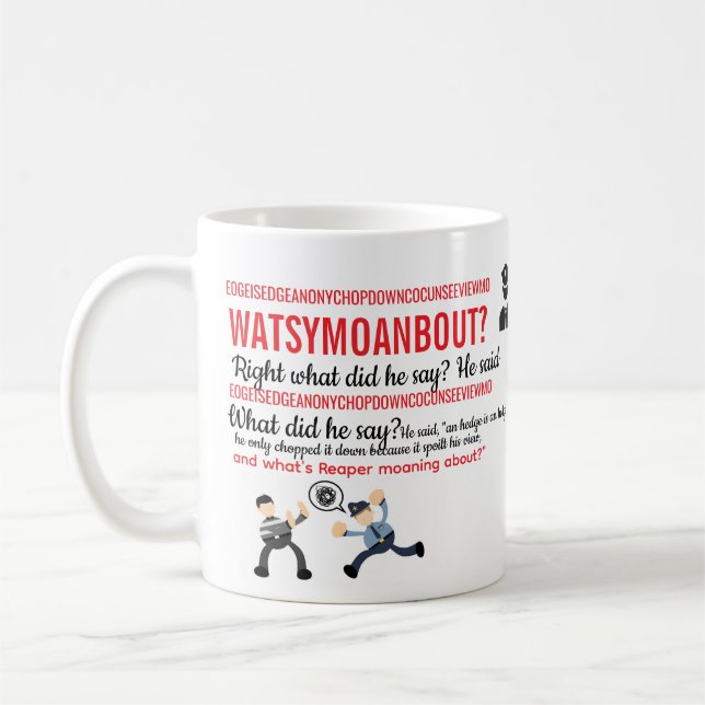 Café Taza de Arthur Webley MUG Hot Fuzz (Izquierda)