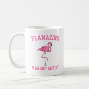 Café Taza de artista de maquillaje flamazing
